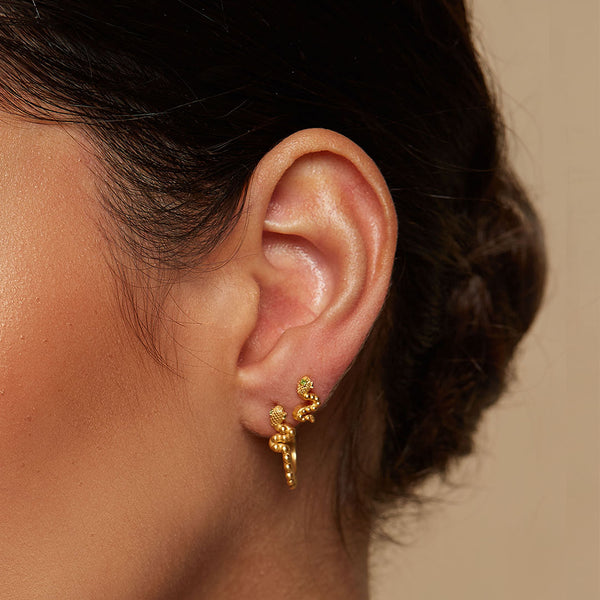 Satya Jewelry Beauty Is Timeless Snake Stud Earrings