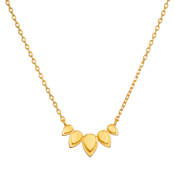 satya jewelry Beauty of Transformation Lotus Petal Necklace