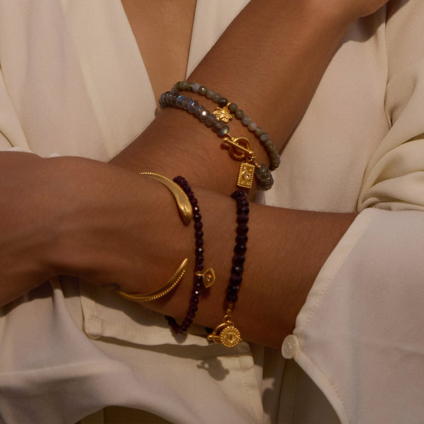 satya Jewelry Chasing Dreams Labradorite Celestial Bracelet