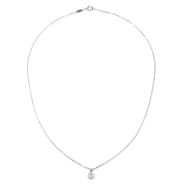 Satya Jewelry Delicate Flower Silver Lotus Necklace