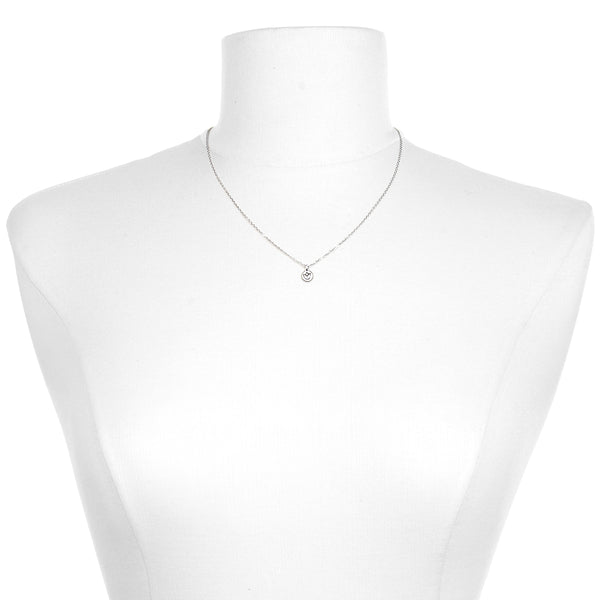 Satya Jewelry Delicate Flower Silver Lotus Necklace