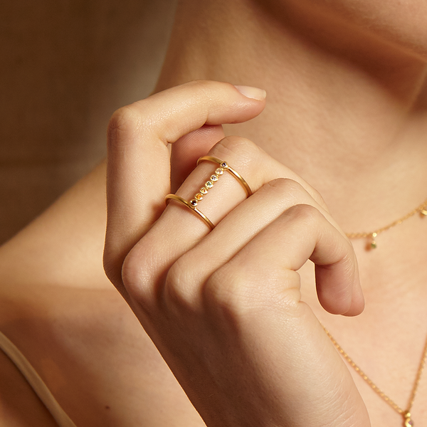 Satya Jewelry Divine Alignment Chakra Adjustable Ring