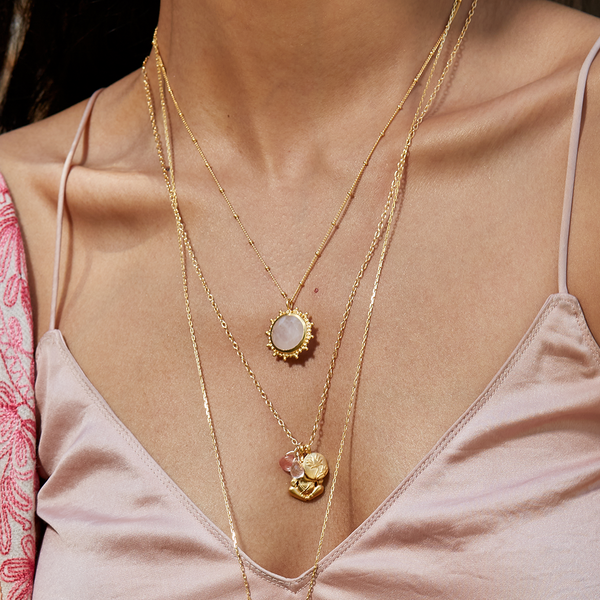 Satya Jewelry Drift Into Daydreams Moonstone Gemstone Necklace