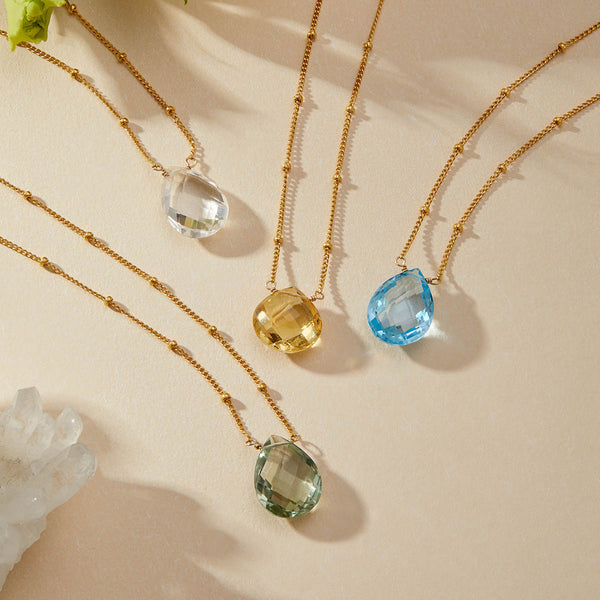 Satya Jewelry Enveloped In Protection Crystal Necklace