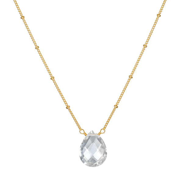 satya jewelry Enveloped in Protection Crystal Necklace