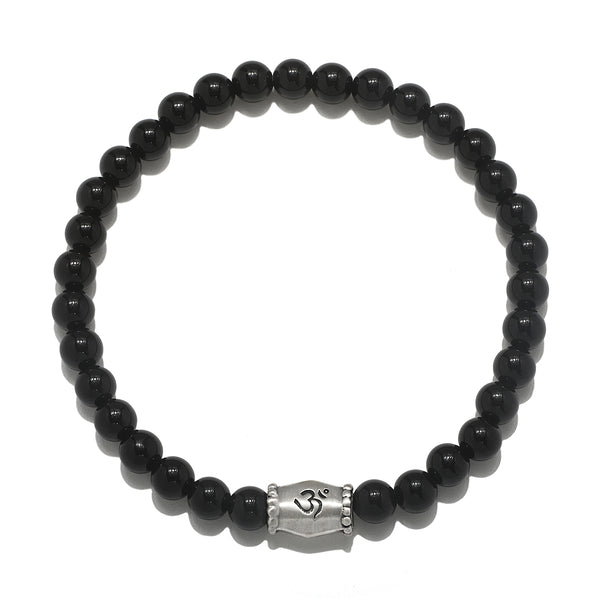 satya jewelry Extended Journey Men's Black Onyx Bracelet