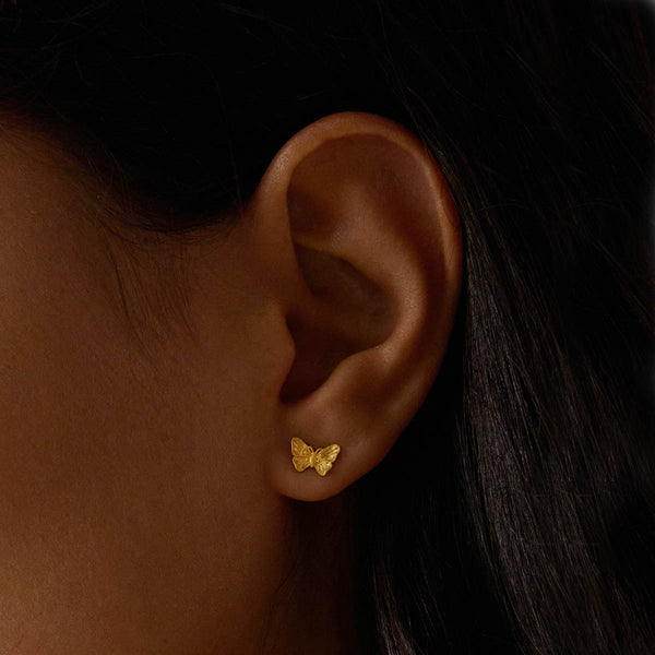 Satya Jewelry Freedom To Soar Butterfly Stud Earrings