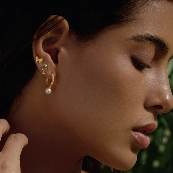 Satya Jewelry Freedom To Soar Butterfly Stud Earrings