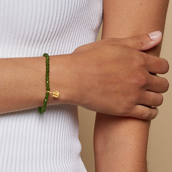 Satya Jewelry Ganesha Hindu God Guided Transformation Jade Gemstone Bracelet