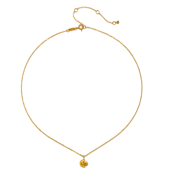 Satya Jewelry Guiding Star Celestial White Topaz Necklace