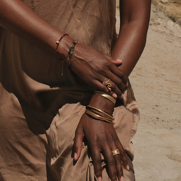 Satya Jewelry Healing Heart Red Onyx Heart Bracelet
