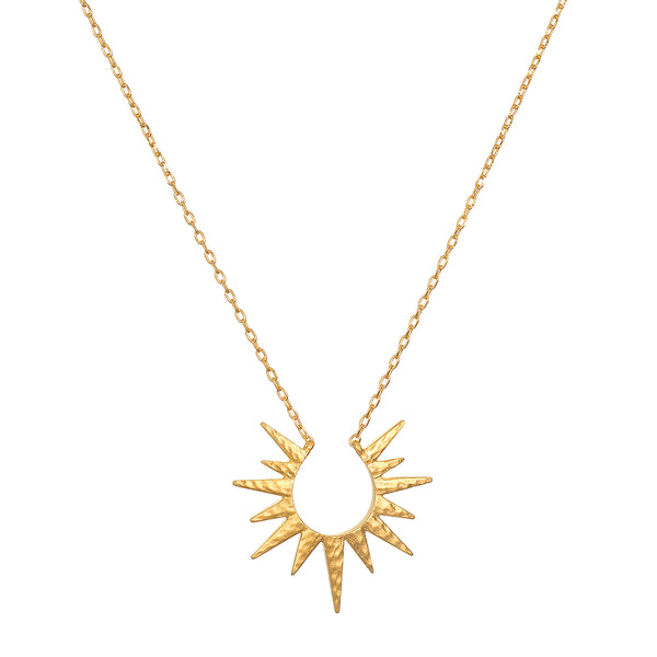 satya jewelry Incandescent Glow Gold Starburst Necklace