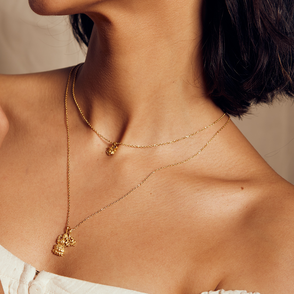 Satya Jewelry Lakshmi Hindu Goddess Awaken Abundance Necklace