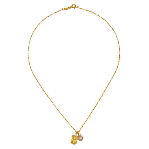 Satya Jewelry Lakshmi Hindu Goddess Good Fortune Necklace