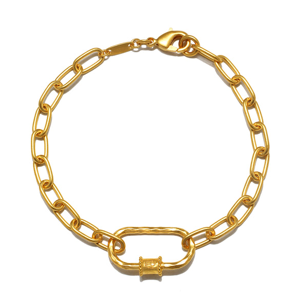 satya jewelry New Beginnings Lotus Charm Holder Bracelet