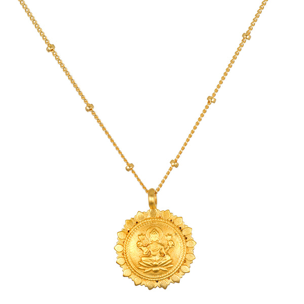 satya jewelry Prosperous Blessings Lakshmi Necklace