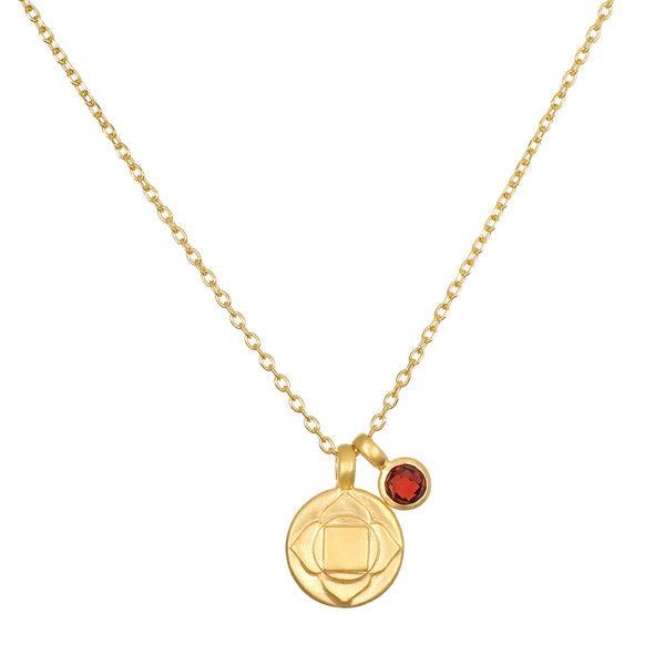 satya jewelry Rooted in Truth Chakra Root Chakra Necklace