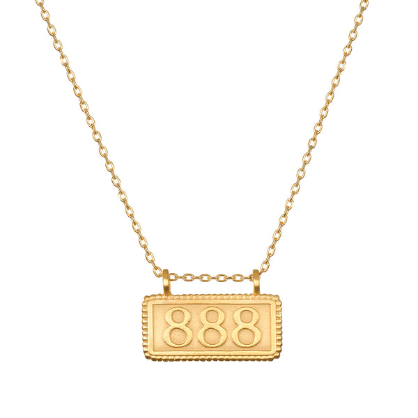 satya jewelry 888 Angel Number Necklace