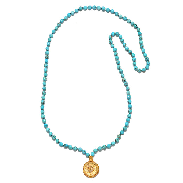 Satya Jewelry Beyond The Horizon Turquoise Mala