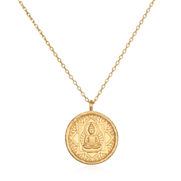 satya jewelry Buddha Inner Peace Necklace