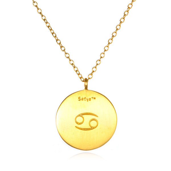 Satya Jewelry Cancer Zodiac Necklace