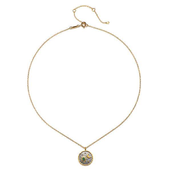 Satya Jewelry Celestial Birthstone Necklace - May