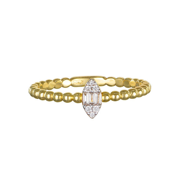 satya jewelry Diamond 14kt Gold Marquise Ring