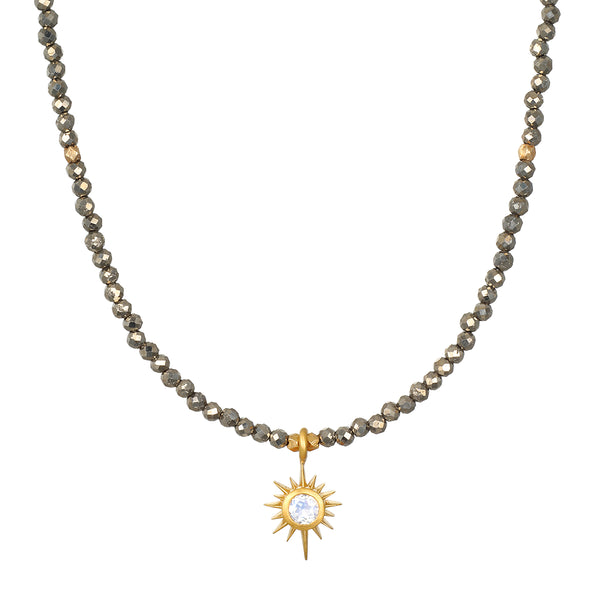 satya jewelry Dreams of Prosperity Pyrite Necklace