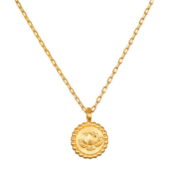 satya jewelry Emerging Potential Lotus Necklace