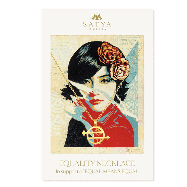 Satya Jewelry Equal Means Equal - Equality Necklace