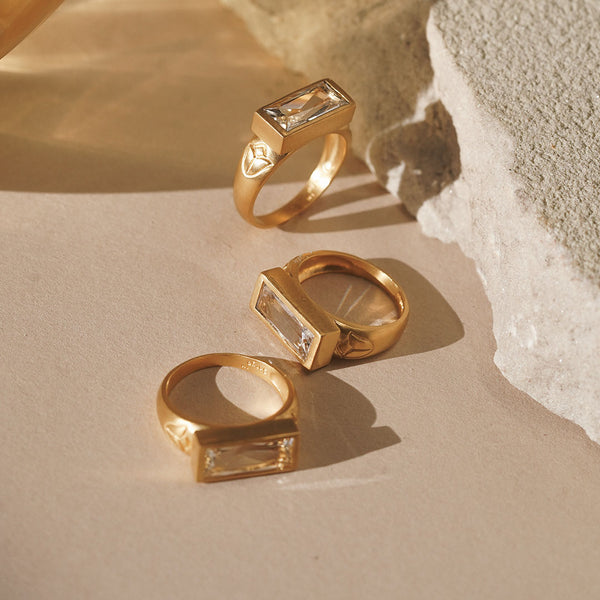 Satya Jewelry Eternal Radiance White Topaz Ring