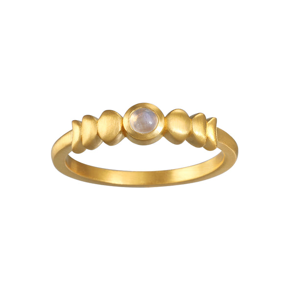satya jewelry Evolving Goddess Moonstone Ring