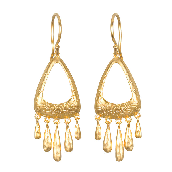 satya jewelry Falling Petals Earrings