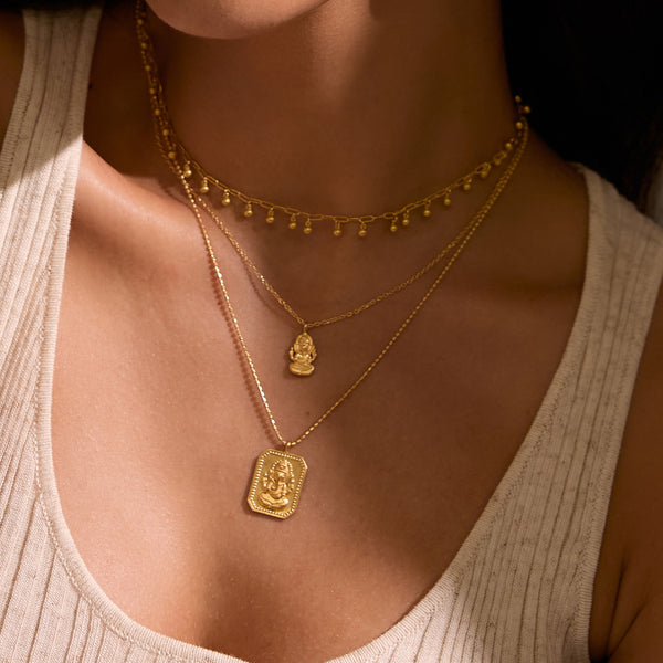 Satya Jewelry Favored By Fortune Ganesha Necklace