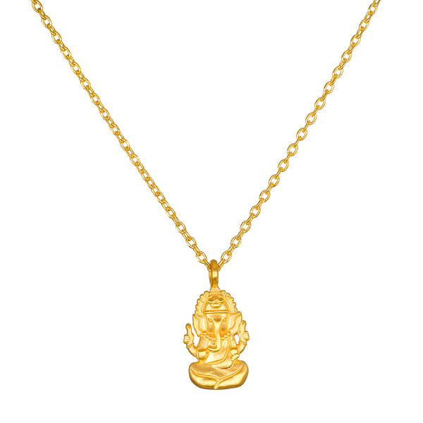satya jewelry Favored by Fortune Ganesha Necklace