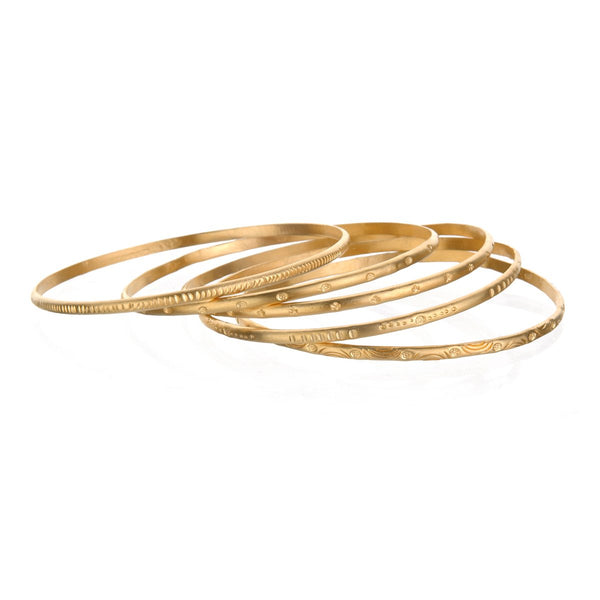 satya jewelry Gold Melody Bracelet Bangle