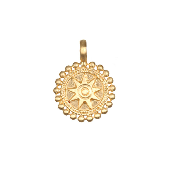 satya jewelry Golden Mandala Charm