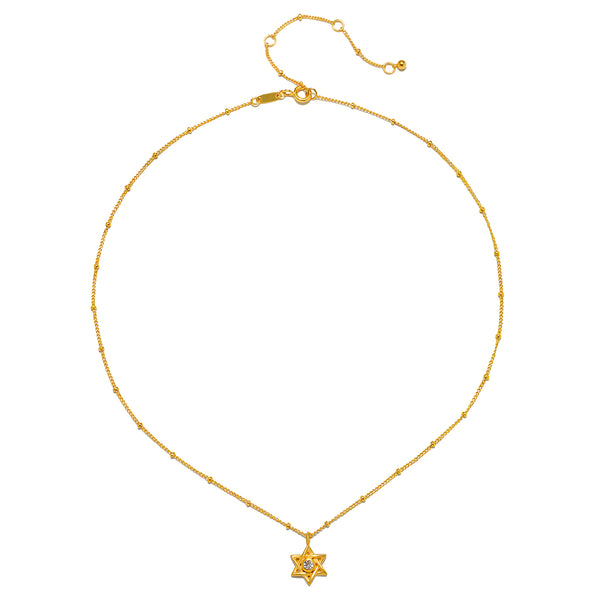 Satya Jewelry Guiding Faith Star Of David Necklace