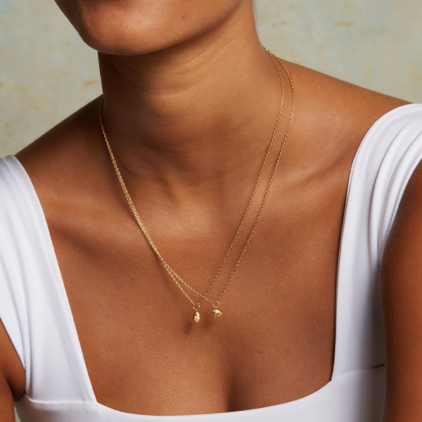 Satya Jewelry Guiding Hand Mini Hamsa Necklace