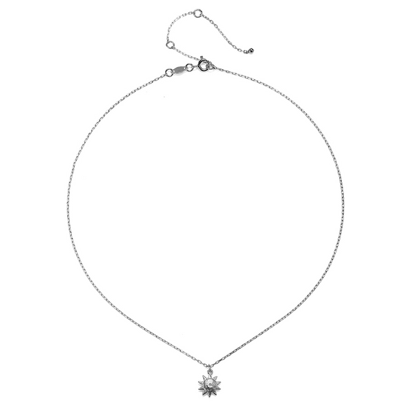 Satya Jewelry Here Comes The Sun Silver Necklace