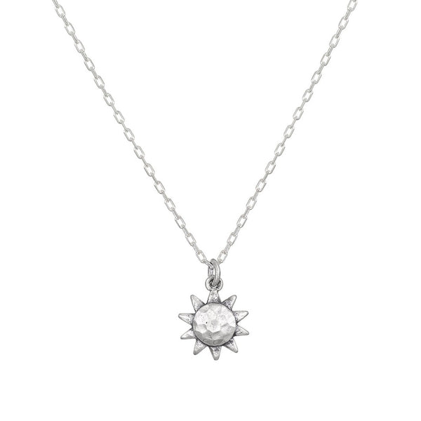 satya jewelry Here Comes the Sun Silver Necklace