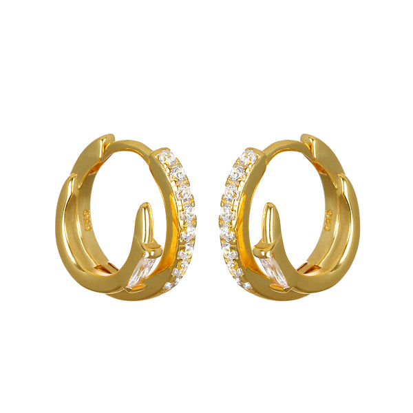 satya jewelry Hoop CZ Earrings