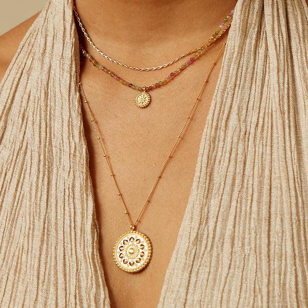 Satya Jewelry Inner Light Mandala Necklace