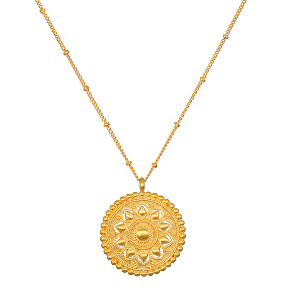 satya jewelry Inner Light Mandala Necklace