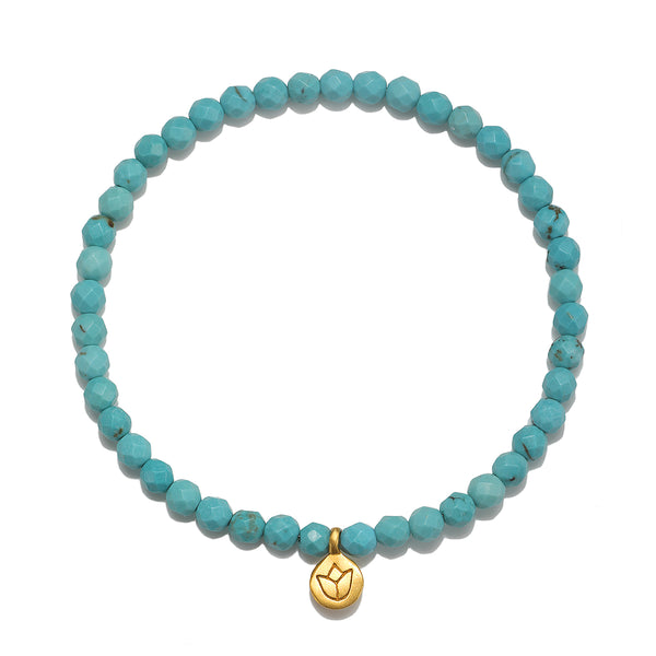 satya jewelry Inner Voice Lotus Gemstone Bracelet