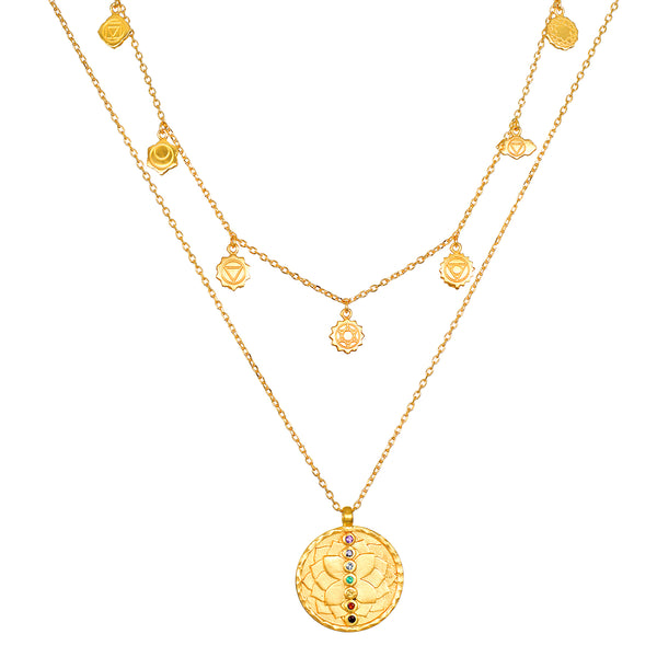 satya jewelry Intention of Balance Necklace Set