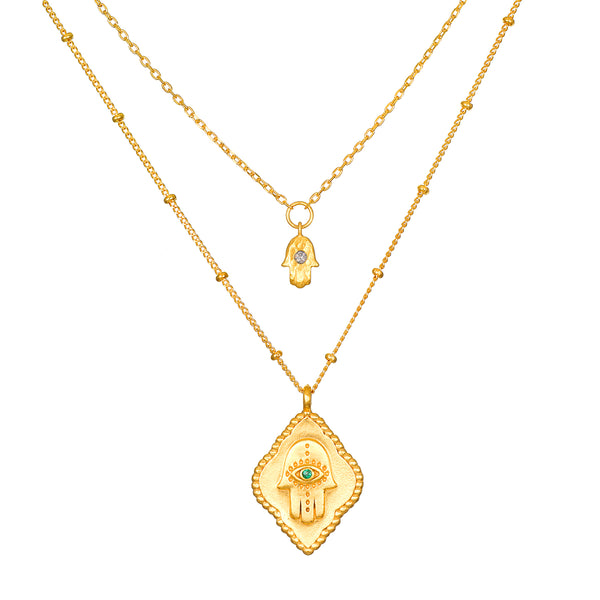 satya jewelry Intention of Blessings Necklace Set