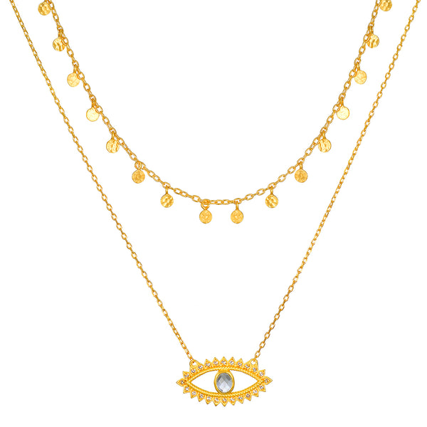 satya jewelry Intention of Protection Necklace Set