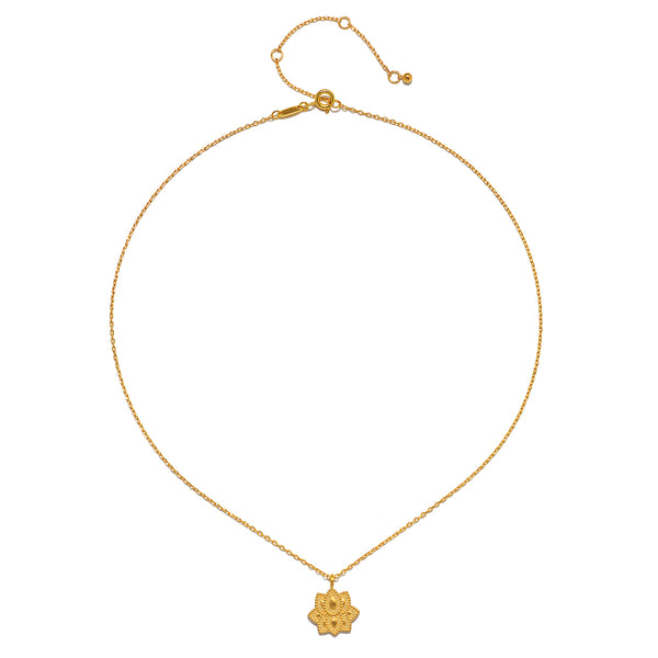 Satya Jewelry Journey Forward Lotus Gold Necklace
