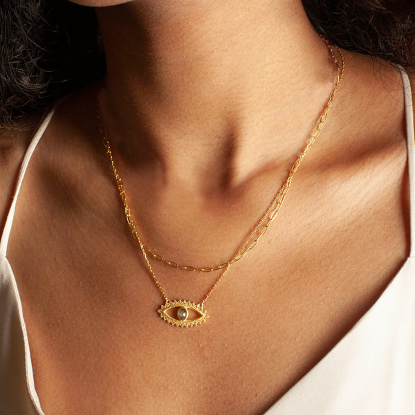 Satya Jewelry Keeper Of Positivity Eye Necklace